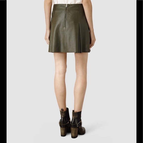 All Saints Dawson Leather Skirt - Picture 2 of 6